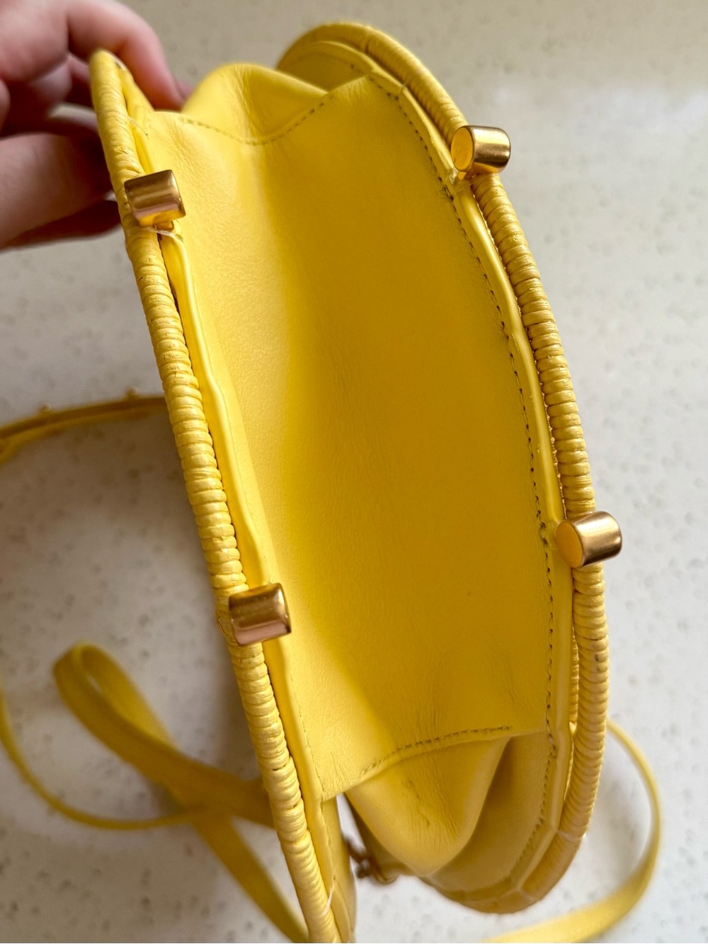 Kate Spade Lemon Drop Raffia Purse - Picture 8 of 9